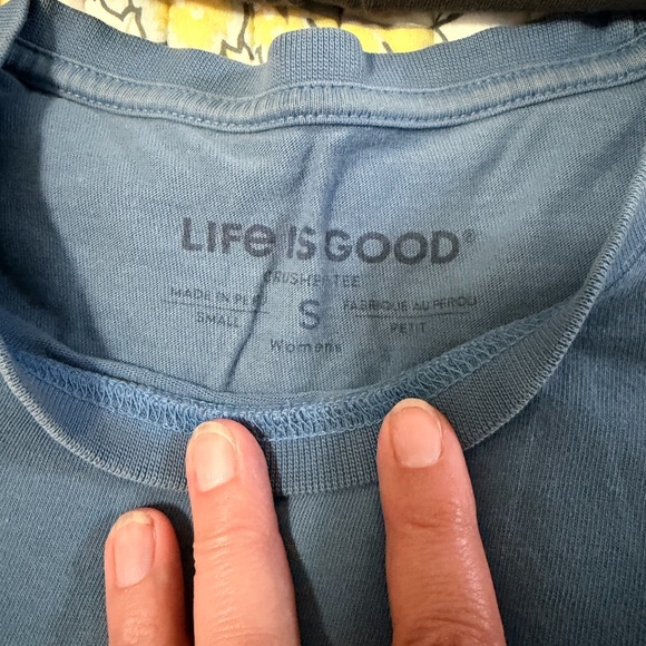 Life Is Good Women’s Tees- Charcoal, Blue, Red - Picture 3 of 5